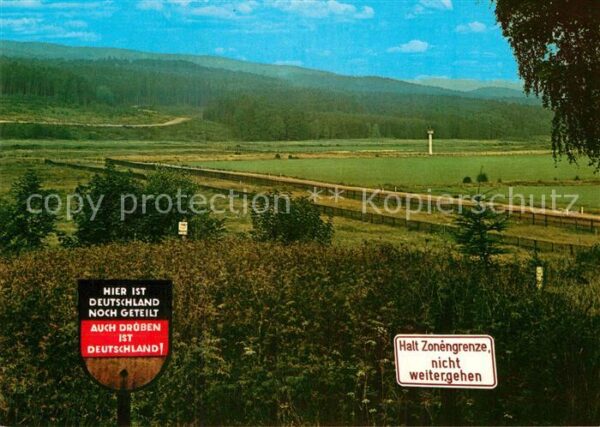 Grenze Douane Zoll Zonengrenze Harz
