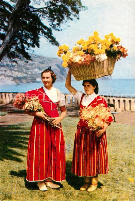Trachten Portugal Vendedeiras de Flores-Funchal-Madeira