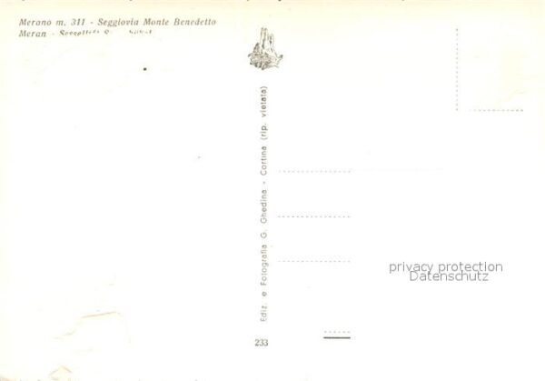Sessellift Merano Seggiovia Monte Benedetto – Bild 2