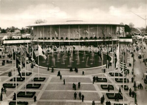 Exposition Universelle Bruxelles 1958 Pavillon Etats-Unis