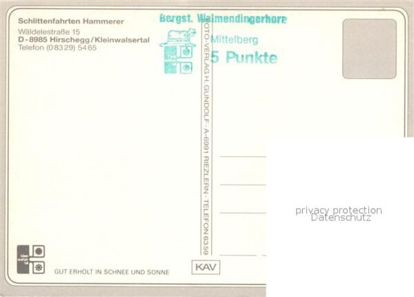 Pferdeschlitten Hammerer Hirschegg Kleinwalsertal – Bild 2