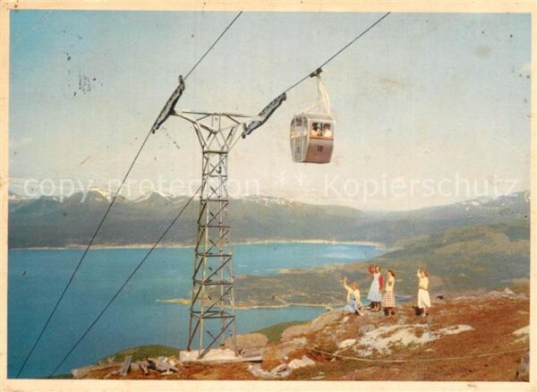 Seilbahn Norway Bjerkvik Narvik Fra Fjellheisen