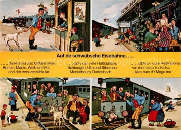 Eisenbahn Auf de schwäbsche Eisebahne