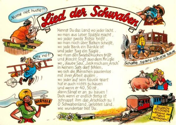 Liederkarte Lied der Schwaben