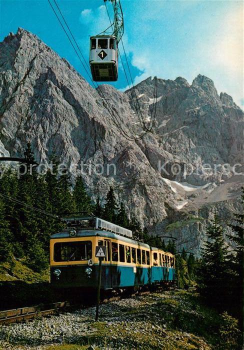 Zahnradbahn Seilbahn Bayerische Zugspitzbahn Zugspi