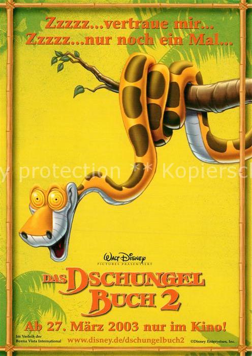 Kino Film Das Dschungelbuch 2 Schlange Kaa