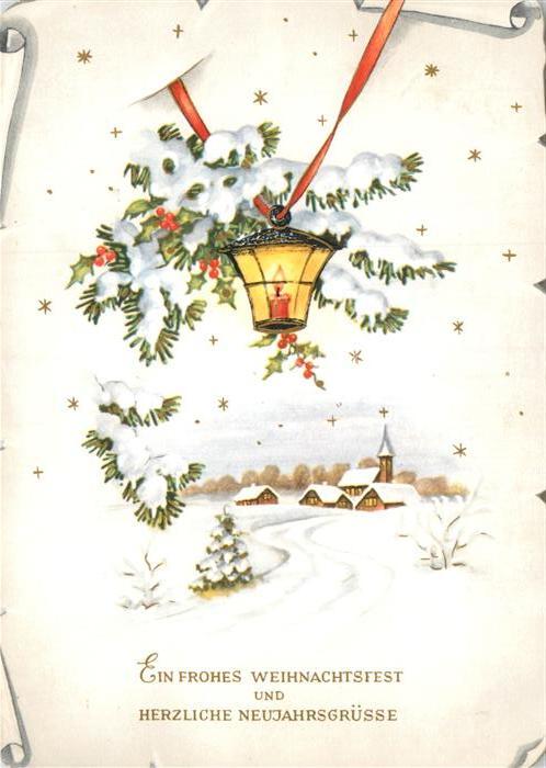 Weihnachten Neujahr Laterne Kerze