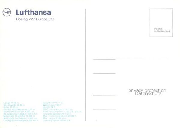 Lufthansa Boeing 727 Europa Jet – Bild 2