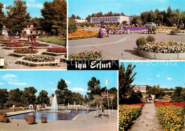 Gartenbauaustellung IGA Erfurt Rosengarten Wasserachse Fest