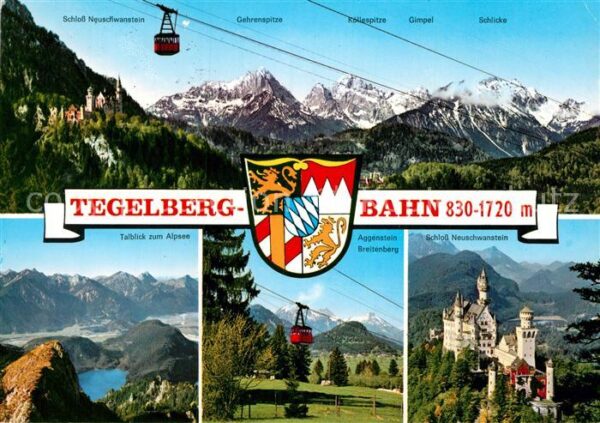 Seilbahn Tegelberg Schwangau Füssen Schloss Neus