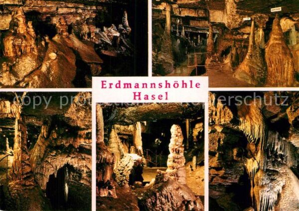 Hoehlen Caves Grottes Erdmannshöhle Hasel Fürstengruft Bachhö