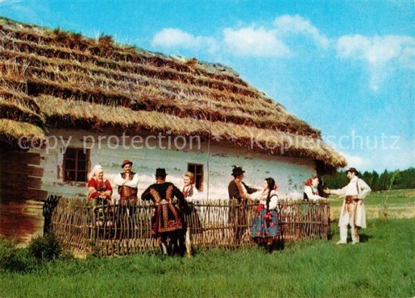 Trachten Polen Folklor Ziemi Sadeckiej Zaloty