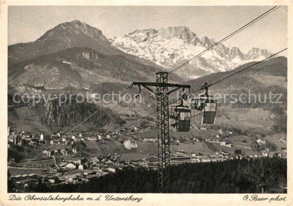 Seilbahn Obersalzberg Untersberg