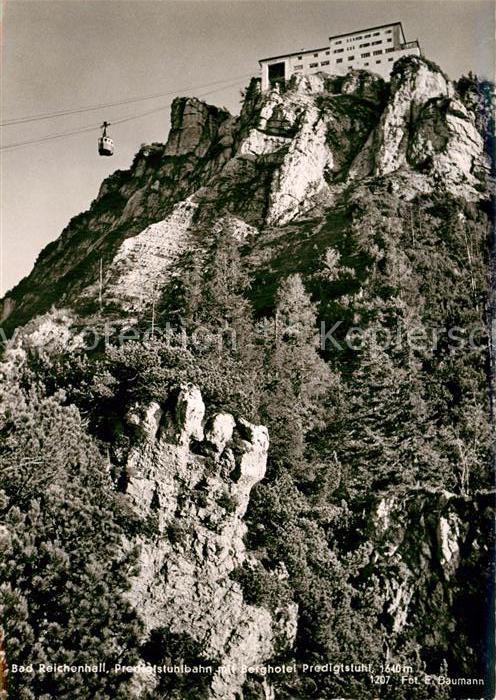 Seilbahn Predigtstuhl Bad Reichenhall Gipfelstat