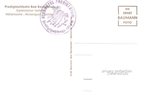 Seilbahn Predigtstuhl Bad Reichenhall Gipfelstat – Bild 2