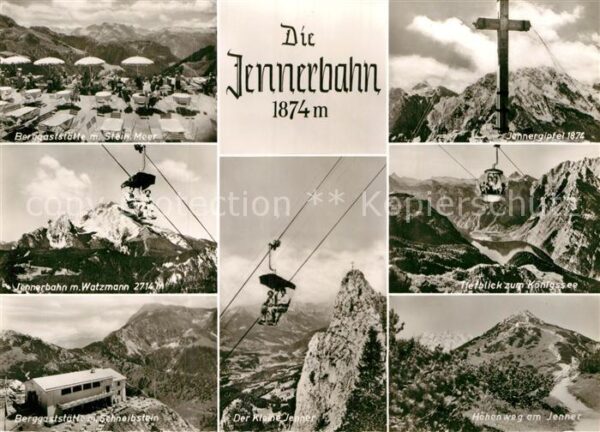 Sessellift Seilbahn Jenner Berggaststätte Jennergi