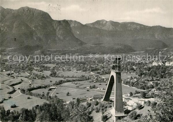 Ski-Flugschanze Olympia-Skistadion Anlaufturm Garmisch-