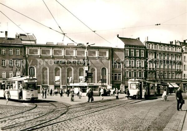 Strassenbahn Halle Saale Marx-Engels-Platz