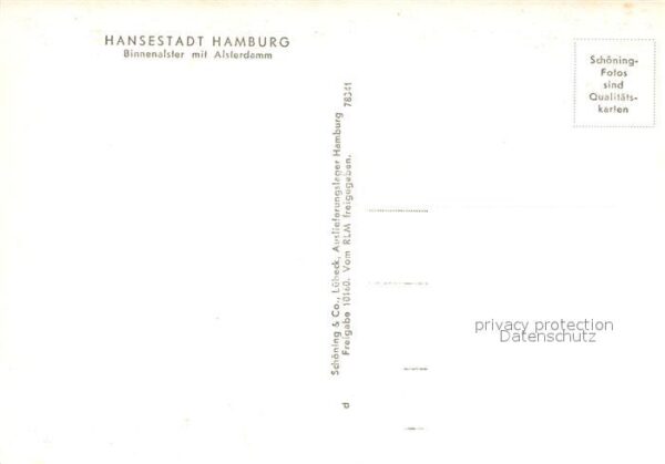 Motorboote Hamburg Binnenalster Alsterdamm – Bild 2