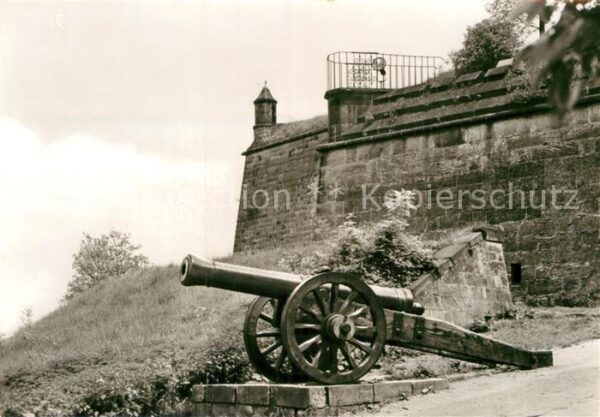 Geschuetze Königstein Kanone Eingangstor Festung