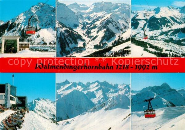 Seilbahn Walmendingerhorn Kleinwalsertal Mittelb