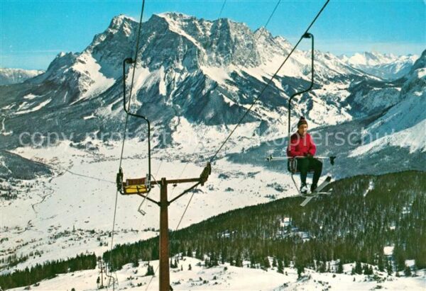 Sessellift Grubigstein Lermoos Ehrwald Zugspitze