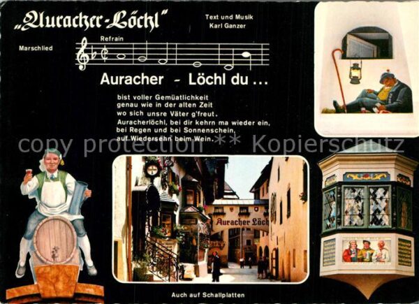 Liederkarte Auracher Löchl
