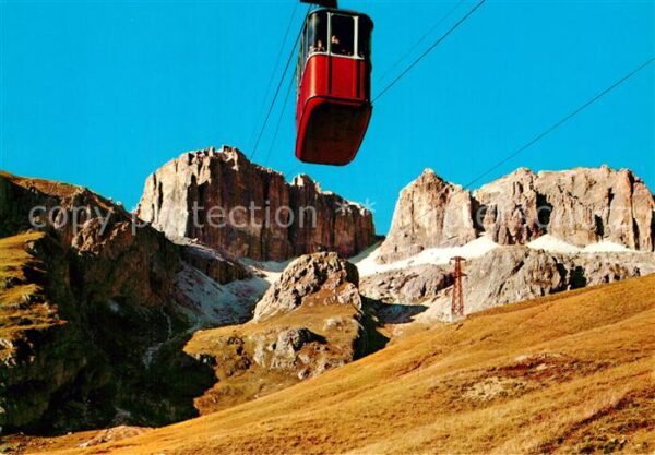 Seilbahn Sella Sellastock Dolomiti