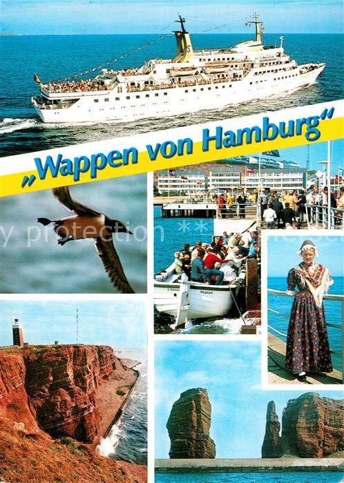 Schiffe Ships Navires MS Wappen von Hamburg