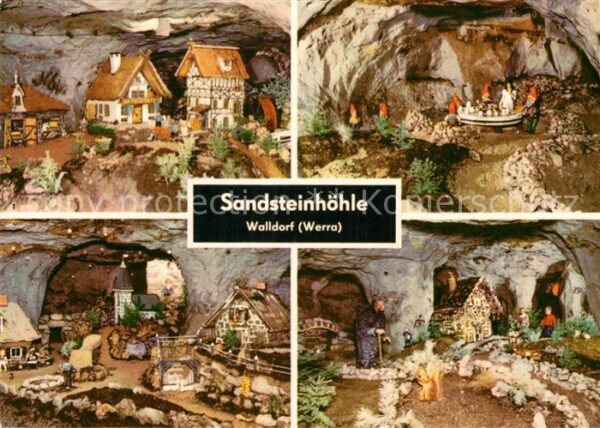 Hoehlen Caves Grottes Sandsteinhöhle Walldorf Schneewittchen
