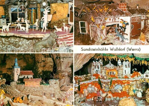 Maerchen Sagen Sandsteinhöhle Walldorf Wolf und die si