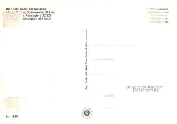 Swissair DC-10-30 TriJet – Bild 2