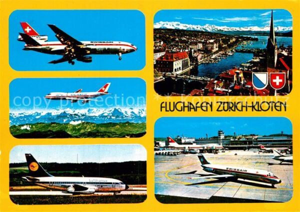 Swissair Flughafen Zürich-Kloten Lufthansa