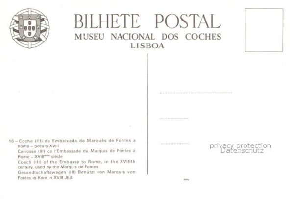 Postkutsche Gesandtschaftswagen Marquis von Fontes – Bild 2