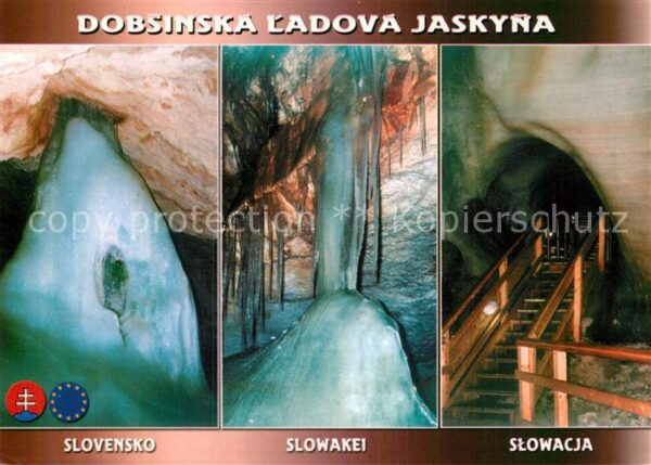 Hoehlen Caves Grottes Dobsinska Ladova Jaskyna Slowakei