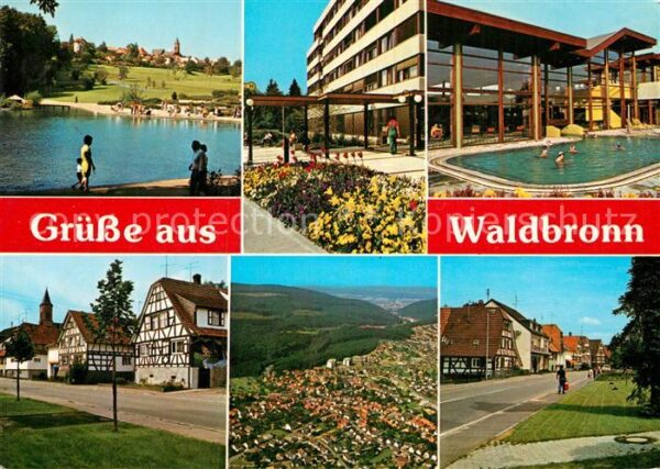 Waldbronn Albtal Freibad Kurhaus Fachwerkhäuser Fliegera