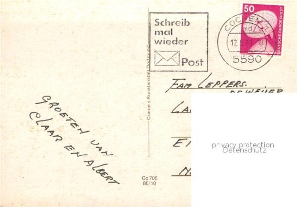 Cochem Mosel Teilansicht Kirche – Bild 2