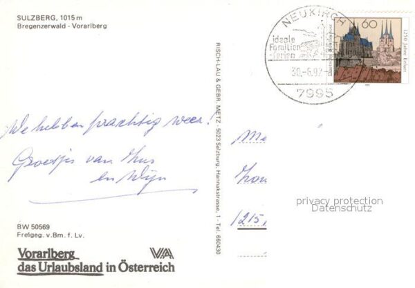 Sulzberg Vorarlberg Fliegeraufnahme – Bild 2