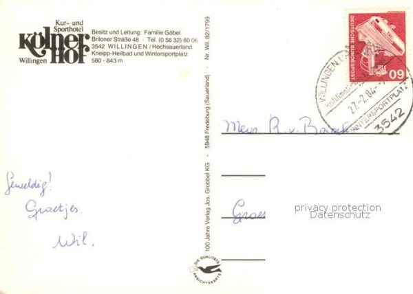 Willingen Sauerland Kur und Sporthotel Kölner Hof – Bild 2