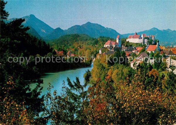 Fuessen Allgaeu mit Breitenberg Falkenstein Edelsberg