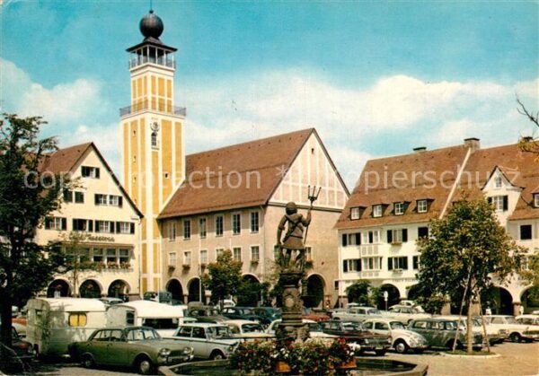 Freudenstadt Marktplatz mit Rathaus