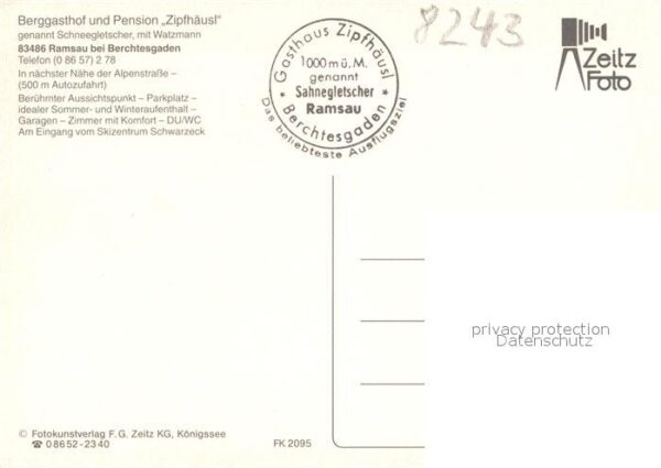 Ramsau Berchtesgaden Berggasthof Zipfhäusl mit Watzmann Gast – Bild 2