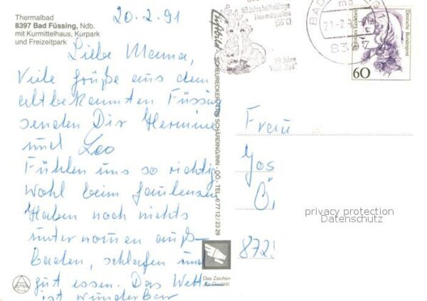 Bad Fuessing Fliegeraufnahme mit Kurmittelhaus Kurpa – Bild 2