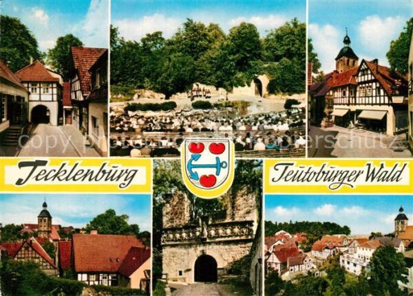 Tecklenburg Teilansichten Burg