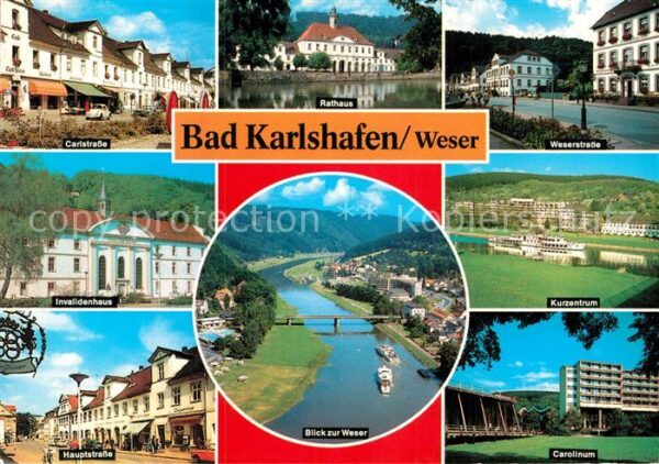 Bad Karlshafen Carlstrasse Weserstrasse Invalidenhaus