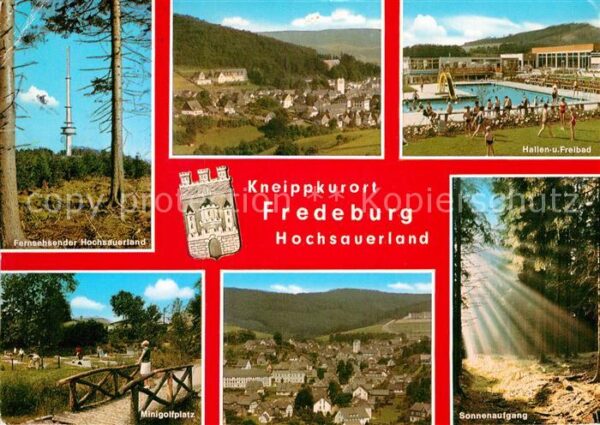 Fredeburg Schmallenberg Fernsehsender Panorama Hallen und Freib