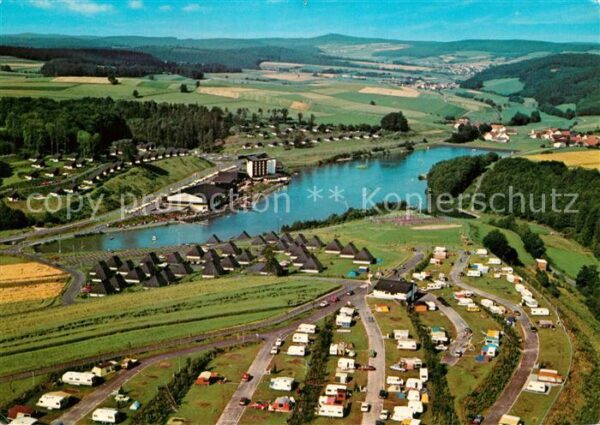 Kirchheim Hessen Campingplatz Fliegeraufnahme