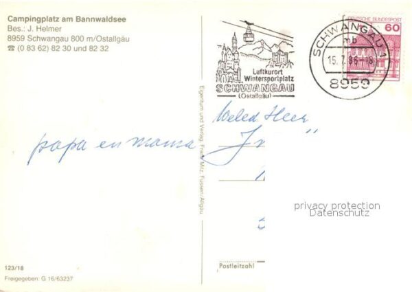 Schwangau Campingplatz am Bannwald Fliegeraufnahm – Bild 2