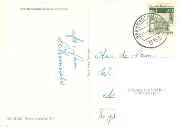 Bernkastel-Kues Moselpartie Fliegeraufnahme – Bild 2