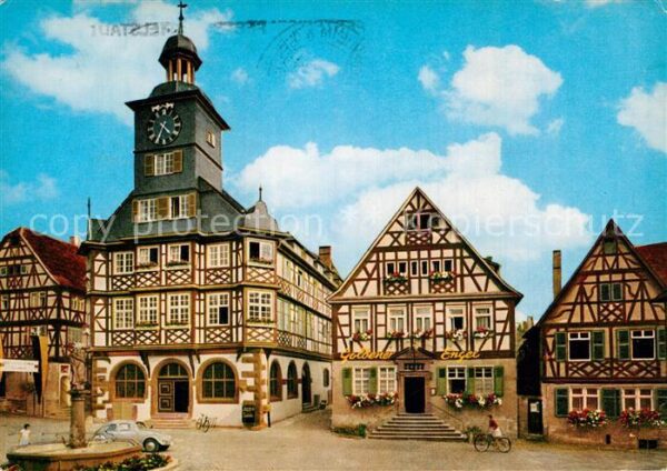 Heppenheim Bergstrasse Zum Goldenen Engel Fachwerkhäuser